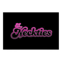 The Neckties Logo Poster - Pink posters