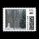 The Neighbor's Snowman Stamp