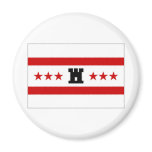 The Netherlands Drenthe Flag Fridge Magnet
