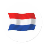 The Netherlands Flag Sticker
