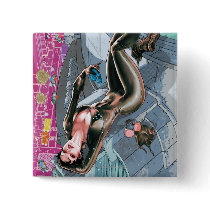 the new 52, new 52, dc comics, comics, catwoman, cat woman, 1, catwoman number 1, catwoman no. 1, Button with custom graphic design