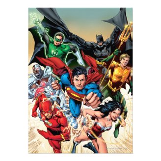 The New 52 Cover #1 4th Print Custom Announcement