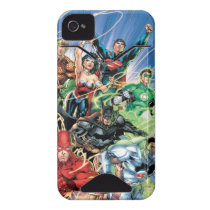 The New 52 - Justice League #1 Iphone 4 Id Case