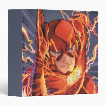 school, binders, back to school binders, the new 52, new 52, dc comics, comics, flash, the flash, justice league, the flash number 1, the flash no. 1, Fichário com design gráfico personalizado