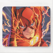 the new 52, new 52, dc comics, comics, flash, the flash, justice league, 1, the flash number 1, the flash no. 1, Mouse pad with custom graphic design
