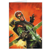 The New 52 - The Green Arrow #1 Greeting Cards