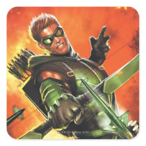 The New 52 - The Green Arrow #1 Square Sticker