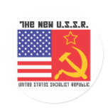 The New Cold War! Round Stickers