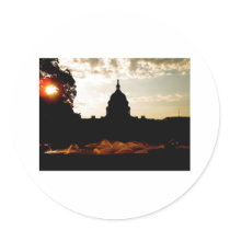The New Dawn Round Sticker
