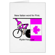 The New Italian Word for Pink. cards
