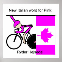 The New Italian Word for Pink. posters