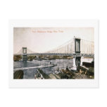 The New Manhattan Bridge ca. 1909-10 Postcard