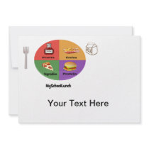 The New, New Four Food Groups Custom Announcements