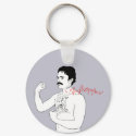 The New Pornographers Grey Boxer keychains by thenewpornographers The New Pornographers Grey Boxer keychains