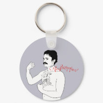 The New Pornographers Grey Boxer keychains