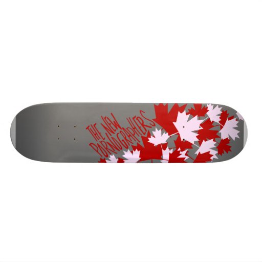 The New Pornographers Oh Canada! Custom Skate Board