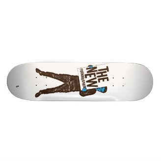 The New Pornographers Sign Skate Deck
