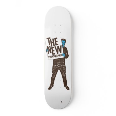 The New Pornographers Sign Skate Deck by thenewpornographers
