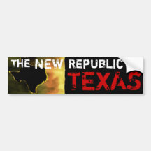 The New Republic of Texas Bumper Sticker
