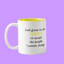 The NEW Serenity Prayer - mug mugs