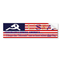 The New USSA NOBAMA Bumper Sticker bumper stickers by buff8786 The New USSA NOBAMA Bumper Sticker bumper stickers
