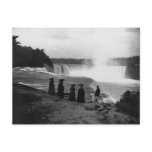 The Niagara Falls ~ 1853 Postcard