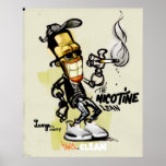 The Nicotine lean Poster