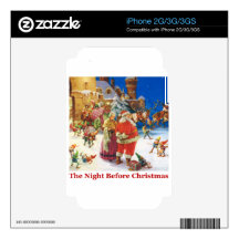 The Night Before Christmas At The North Pole Decal For iPhone 3