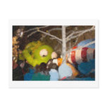 The night before Macy's parade painting Postcard