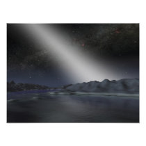 The night sky from a hypothetical alien planet