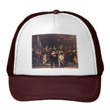 The Night Watch By Rembrandt Harmensz. Van Rijn Mesh Hats
