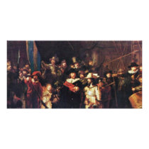 The Night Watch By Rembrandt Harmensz. Van Rijn Personalized Photo Card