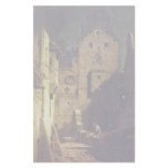 The Night Watchman Fallen Asleep By Spitzweg Carl Customized Stationery