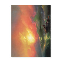 The Ninth Wave (1850), by Ivan Aivazovsky. Oil on  Postcards