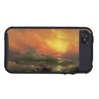 The ninth wave Ivan Aivasovsky seascape waterscape iPhone 4 Case