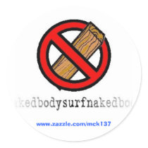 The No Board sticker from BSN Bodysurfing Apparel by mck137 The No Board sticker from BSN Bodysurfing Apparel