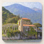 The North of Italy Bellagio Cork-backed Coasters