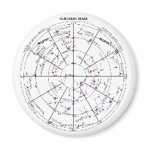 The Northern Star Chart of Navigational Astronomy Magnets
