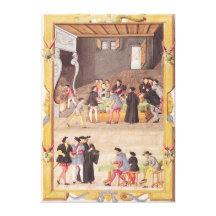 The Notaries and the King's Secretaries Stretched Canvas Prints