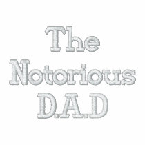 The Notorious D.A.D  Embroidered Hoodie embroidered shirts