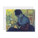 The Novel Reader By Vincent Van Gogh invitations by Artcollection The Novel Reader By Vincent Van Gogh invitations