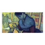 The Novel Reader By Vincent Van Gogh Customized Photo Card