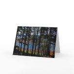"The Nub Through Pines" Greeting Card