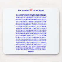 The Number PI to 500 digits.3.14159... Mousepad
