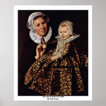 The Nurse With The Child By Hals Frans Posters