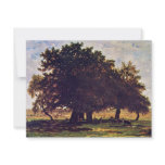 The Oaks Of Apremont By Rousseau Théodore invitations
