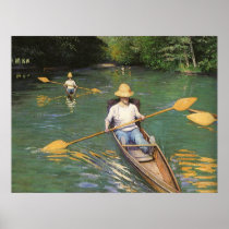 The Oarsmen by Gustave Caillebotte Print
