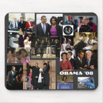 The OBAMA collage mousepads by rvadams The OBAMA collage mousepads