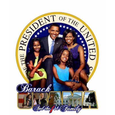 The Obama Family 2008 T-shirt by kimoni