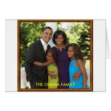 THE OBAMA FAMILY CARD
